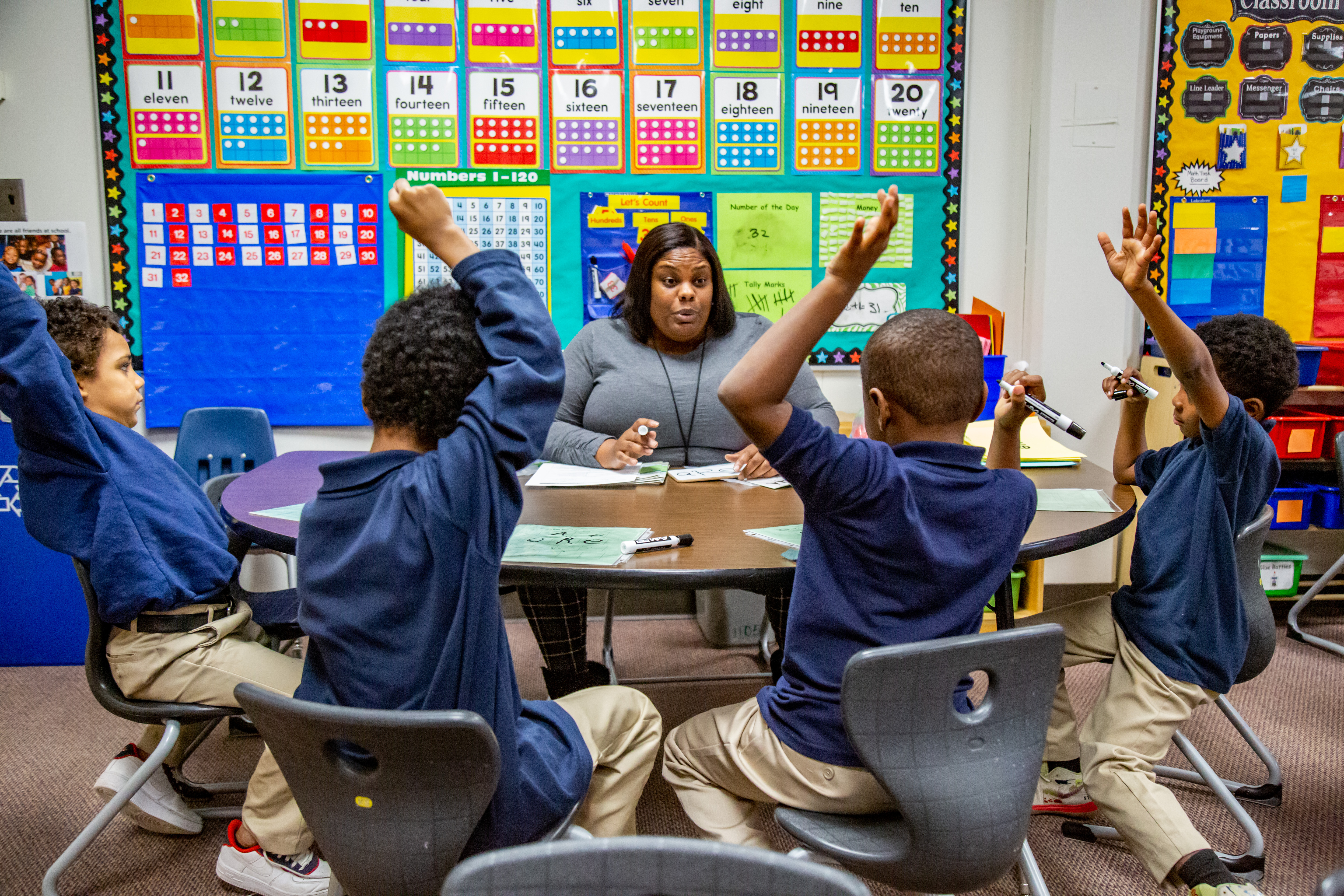 Classroom at Maxfield Elementary in St. Paul, MN